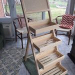 photo of folding ladder tray