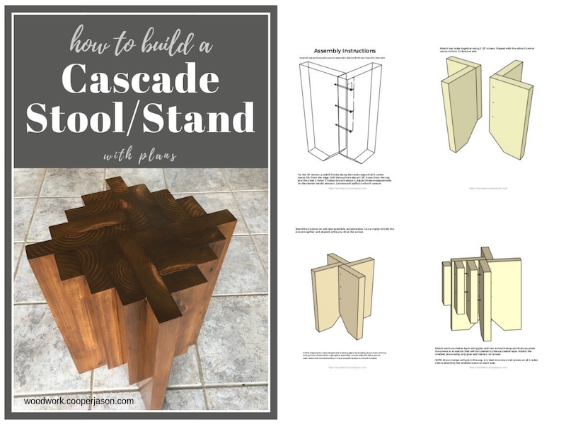 click to download Cascade Stand plans