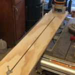photo of completed circle cutting jig