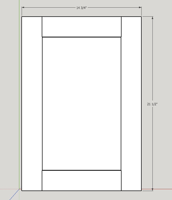 flat panel cabinet doors stiles and rails