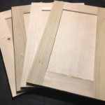 If you are wanting to update your kitchen cabinets, or add a kitchenette, building your own DIY flat panel cabinet doors is a great option. The best part is that you can build cabinet doors with just a table saw and a couple saw blades. #DIY #kitchen #kitchencabinets #cabinetdoors